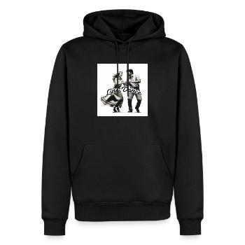 Line Dance - People who like to dance - Men’s Premium Organic Hoodie - black - Front - Nico (187cm)