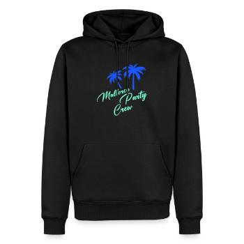 Mallorca Party Crew - Sweat à capuche Premium bio Homme - noir - Devant - Nico (187cm)