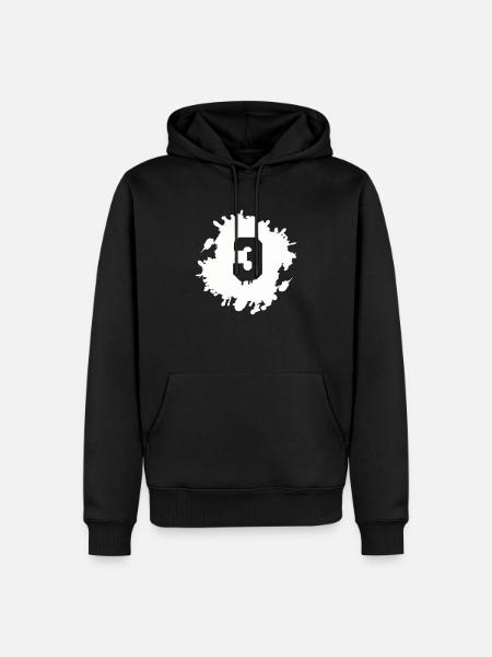 3 blobs - Men’s Premium Organic Hoodie - black