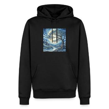 Yggdrasil – Tree of Life - Men’s Premium Organic Hoodie - black - Front - Nico (187cm)