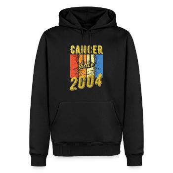 Cancer 2004 Sternzeichen Geburtstag - Männer Premium Bio Hoodie - Schwarz - Vorne - Nico (187cm)