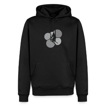 Ski Schifoan Schnee Schifahren - Männer Premium Bio Hoodie - Schwarz - Vorne - Nico (187cm)