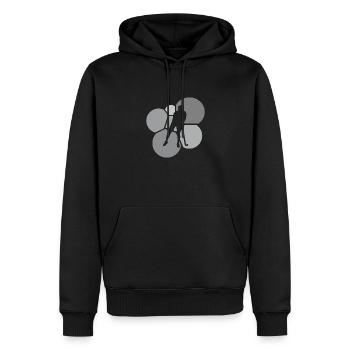 Fieldhockey Hallenhockey Feldhockeyspieler - Männer Premium Bio Hoodie - Schwarz - Vorne - Nico (187cm)