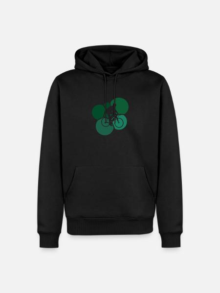 Radfoan Rad Radfahrer Rad - Männer Premium Bio Hoodie - Schwarz