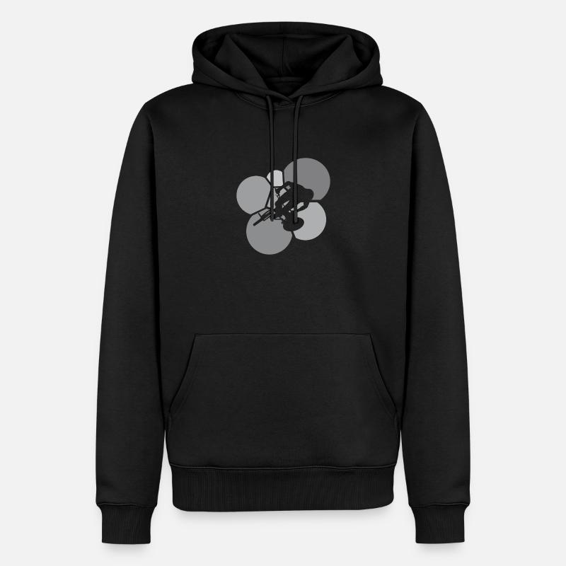 Dirt Freeride Biker - Sweat à capuche Premium bio Homme - noir