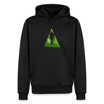 Golf Golfer Golfball Golfer - Männer Premium Bio Hoodie - Schwarz - Vorne - Nico (187cm)