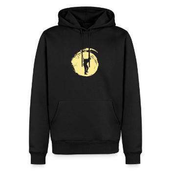 Golf Golfball Golfer - Männer Premium Bio Hoodie - Schwarz - Vorne - Nico (187cm)
