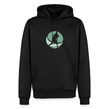 Boxkampf Boxing Jab - Männer Premium Bio Hoodie - Schwarz - Vorne - Nico (187cm)