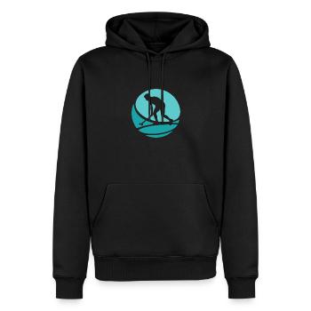 Hallenhockey Indoorhockey Hockey - Männer Premium Bio Hoodie - Schwarz - Vorne - Nico (187cm)