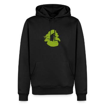 Skifahrer Schifahrer Skifahren - Männer Premium Bio Hoodie - Schwarz - Vorne - Nico (187cm)