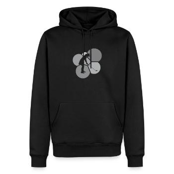 Golf Golfen Golfer Golfball - Männer Premium Bio Hoodie - Schwarz - Vorne - Nico (187cm)