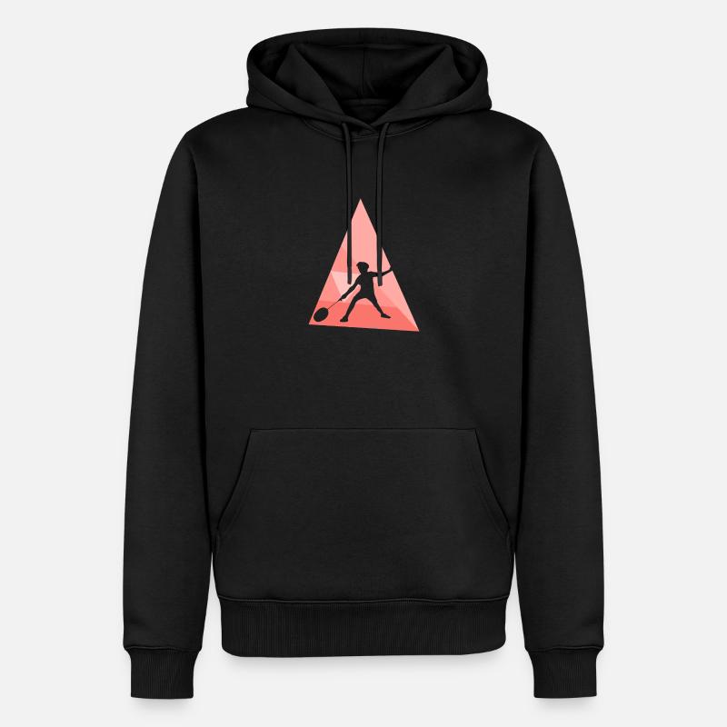 Badminton Drop Clear Smash - Sweat à capuche Premium bio Homme - noir