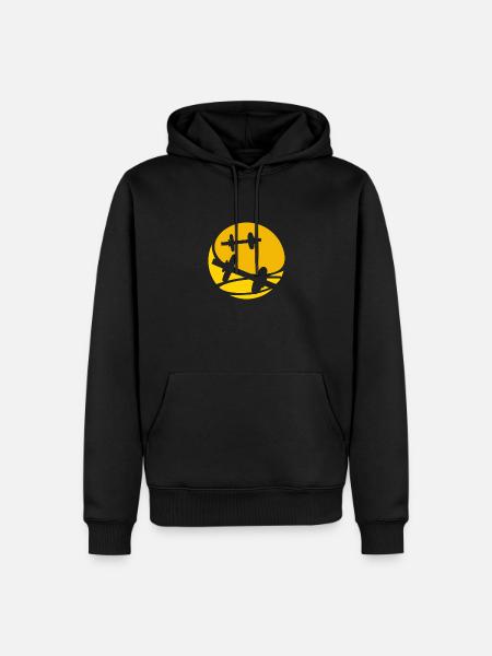 Bodybuilding Weightlifting Bodybuilders - Men’s Premium Organic Hoodie - black