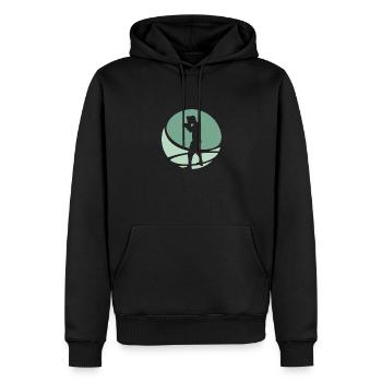 Boxkampf Boxer Jab - Männer Premium Bio Hoodie - Schwarz - Vorne - Nico (187cm)