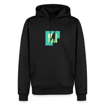Hockey sur gazon Hockey en salle Hockey sur gazon Hockey - Sweat à capuche Premium bio Homme - noir - Devant - Nico (187cm)