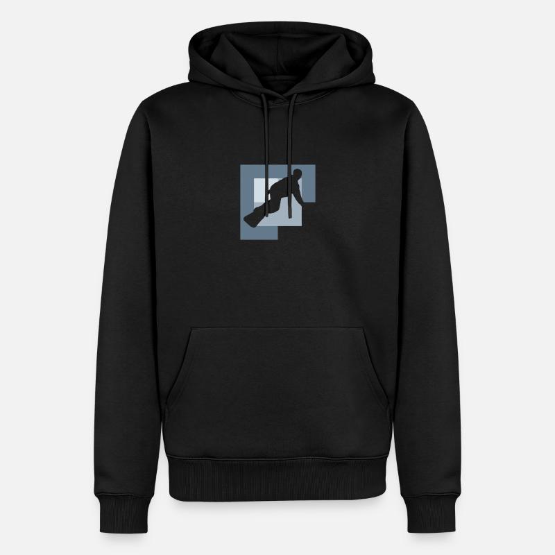 Snowboard Snowboarding Freestyle - Sweat à capuche Premium bio Homme - noir