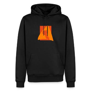 Eishockey Eishockeyspieler - Männer Premium Bio Hoodie - Schwarz - Vorne - Nico (187cm)