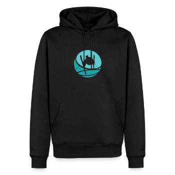 Schifahrer Skifahrer Schifahrer - Männer Premium Bio Hoodie - Schwarz - Vorne - Nico (187cm)
