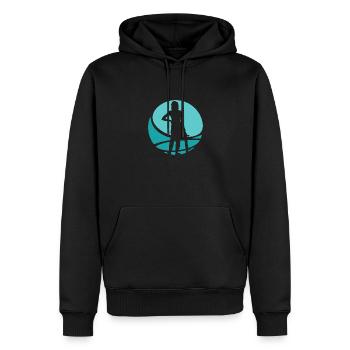 Skaten Skateboard Skaten - Männer Premium Bio Hoodie - Schwarz - Vorne - Nico (187cm)