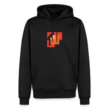Golf Drive Golfball - Männer Premium Bio Hoodie - Schwarz - Vorne - Nico (187cm)