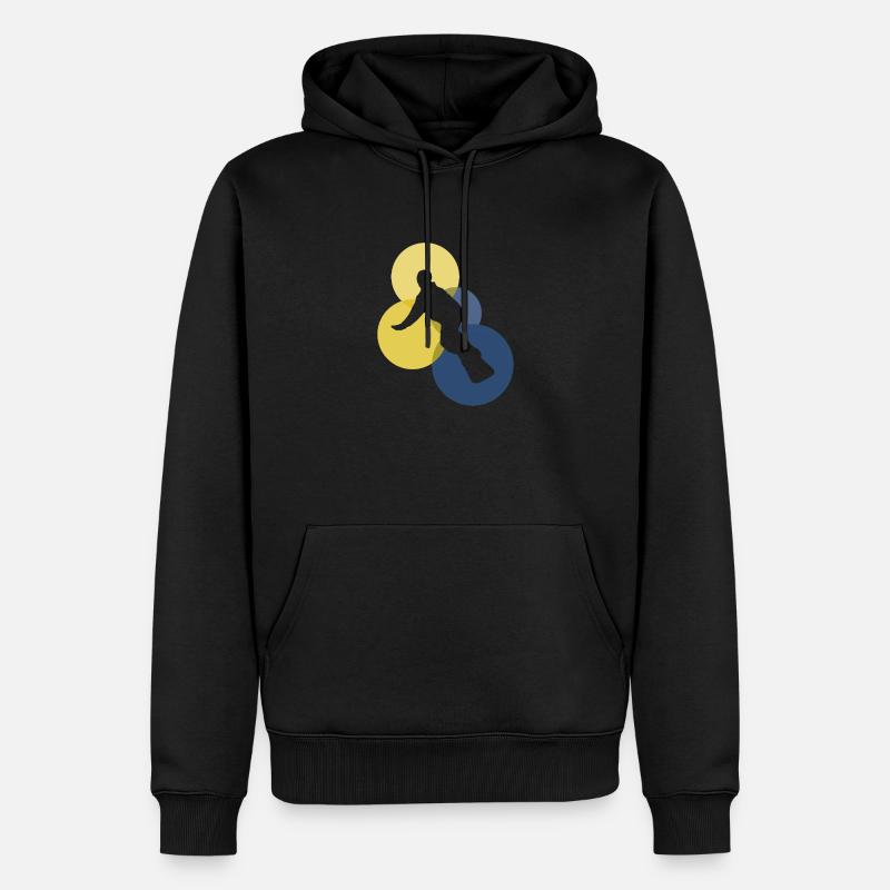 Snowboarder Snowboard Boarder - Sweat à capuche Premium bio Homme - noir