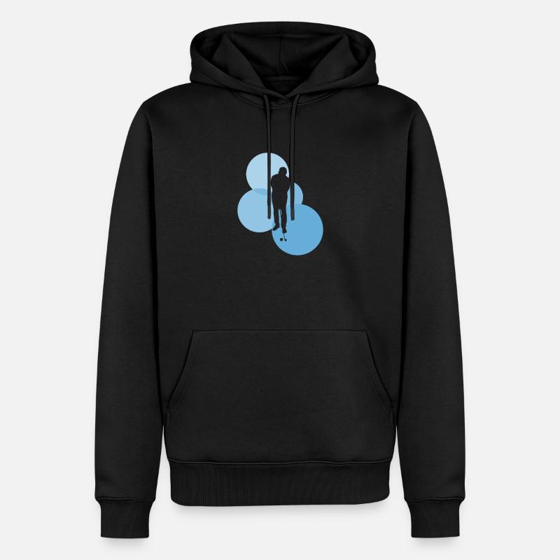 Par Putting - Männer Premium Bio Hoodie - Schwarz