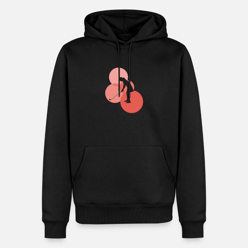 Fairway Golf - Männer Premium Bio Hoodie - Schwarz