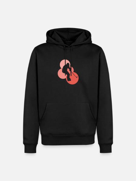Bodycheck Hockey - Men’s Premium Organic Hoodie - black