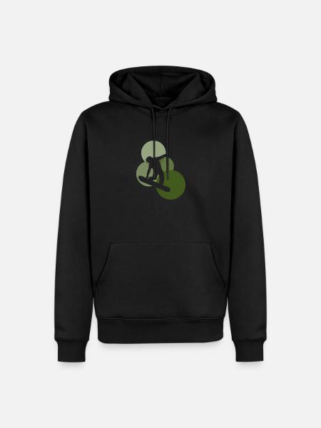 Boarder Winter w - Männer Premium Bio Hoodie - Schwarz