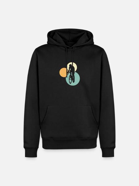 Cycle Cyclist - Männer Premium Bio Hoodie - Schwarz