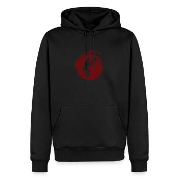 Lacrosse Lacrosse Lacrosseschläger - Männer Premium Bio Hoodie - Schwarz - Vorne - Nico (187cm)