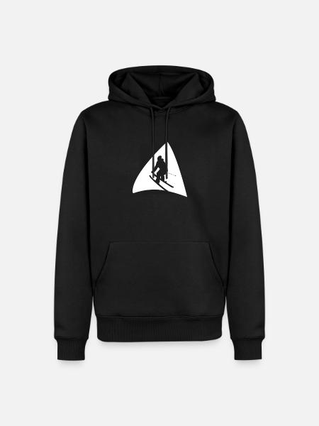 Skier Skier - Men’s Premium Organic Hoodie - black