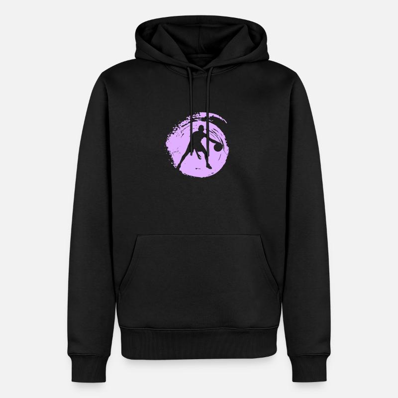 Dribble Rebond - Sweat à capuche Premium bio Homme - noir