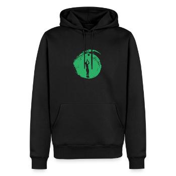 Volleyballer Volleyball Beach - Männer Premium Bio Hoodie - Schwarz - Vorne - Nico (187cm)