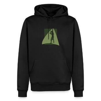 Boxing Match Boxer - Men’s Premium Organic Hoodie - black - Front - Nico (187cm)