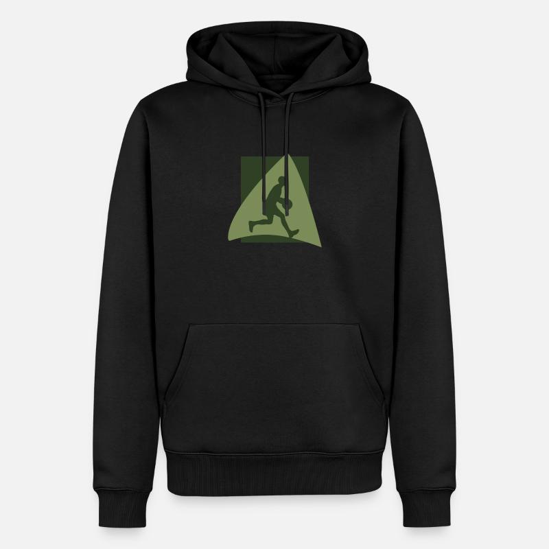 Basketteur Hooping - Sweat à capuche Premium bio Homme - noir