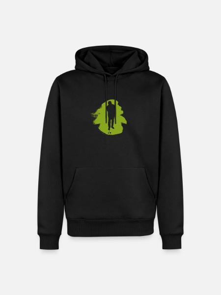 Golf Golfer Golf Ball - Men’s Premium Organic Hoodie - black