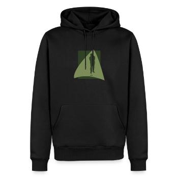 Golfer Golfball - Männer Premium Bio Hoodie - Schwarz - Vorne - Nico (187cm)