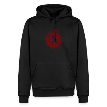 Beachen Volleyball - Männer Premium Bio Hoodie - Schwarz - Vorne - Nico (187cm)