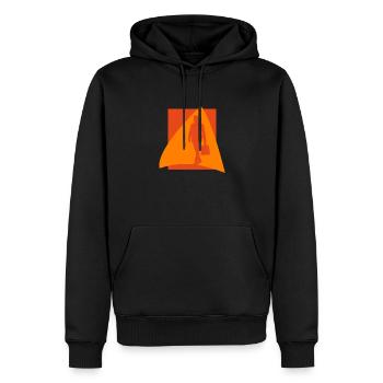 Banks Businessman Banks - Men’s Premium Organic Hoodie - black - Front - Nico (187cm)