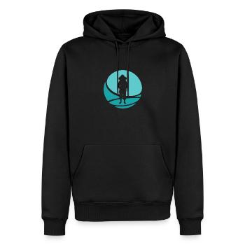 Bee, Bees, Honey Bee - Men’s Premium Organic Hoodie - black - Front - Nico (187cm)
