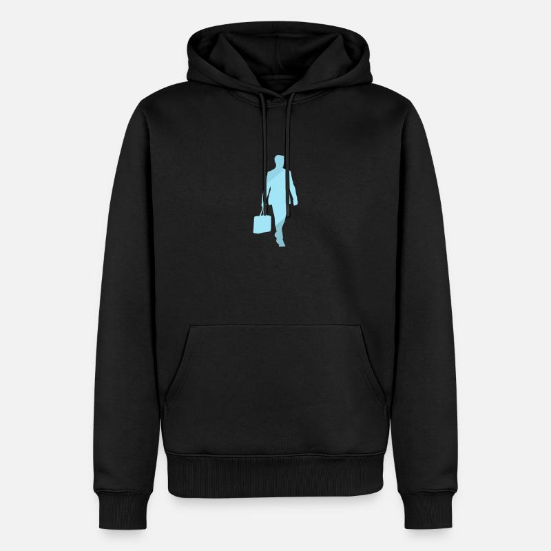 Opérations bancaires Échange bancaire - Sweat à capuche Premium bio Homme - noir