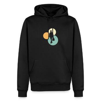Banking Businessman Businessman - Männer Premium Bio Hoodie - Schwarz - Vorne - Nico (187cm)