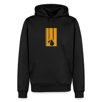 Avocado Avocado Toast Foodie - Sweat à capuche Premium bio Homme - noir - Devant - Nico (187cm)