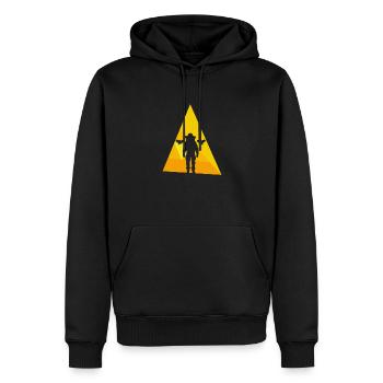 Imker Imker Wabe - Männer Premium Bio Hoodie - Schwarz - Vorne - Nico (187cm)