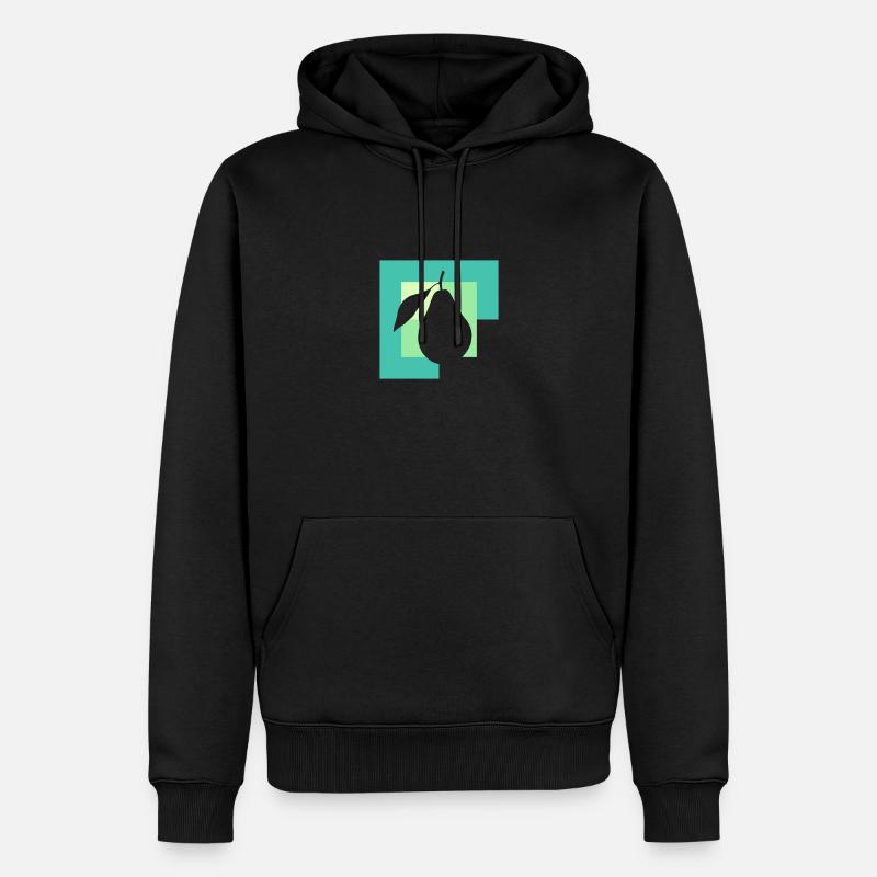 Végétalien Végétalien Végétalien - Sweat à capuche Premium bio Homme - noir