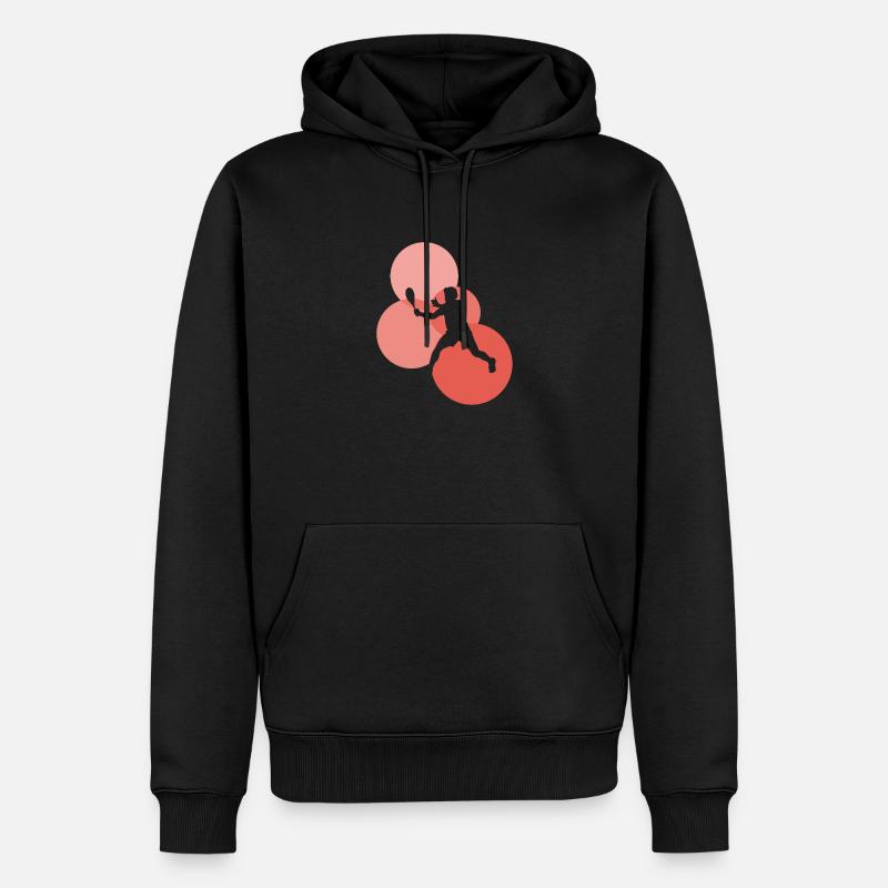 Squashspieler Squash Squash - Männer Premium Bio Hoodie - Schwarz