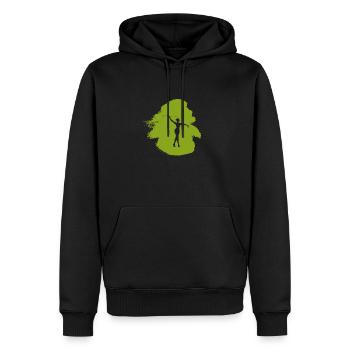 Gymnastics Stick Turning Stick Turning - Men’s Premium Organic Hoodie - black - Front - Nico (187cm)