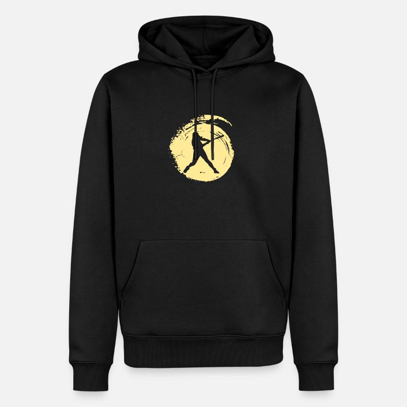 Baseball Baseball Baseball - Sweat à capuche Premium bio Homme - noir
