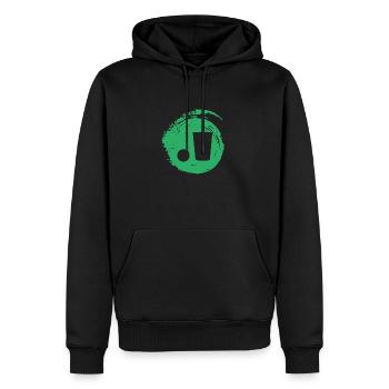 Party Monster Party Beerpong - Men’s Premium Organic Hoodie - black - Front - Nico (187cm)